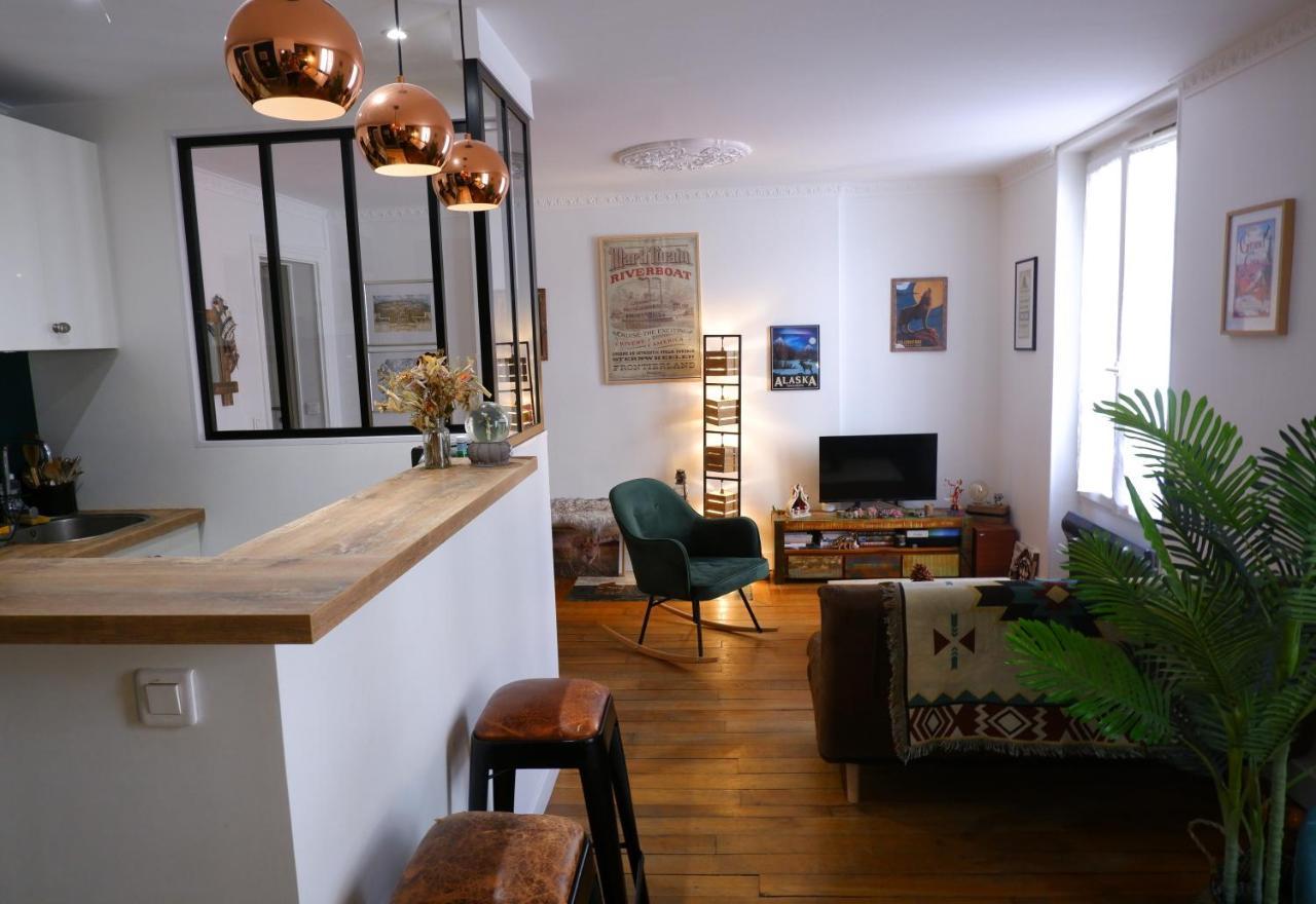 Cosy Magical Flat Paris Exterior foto
